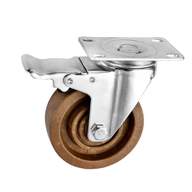 Medium Duty Casters High Temperature Brown