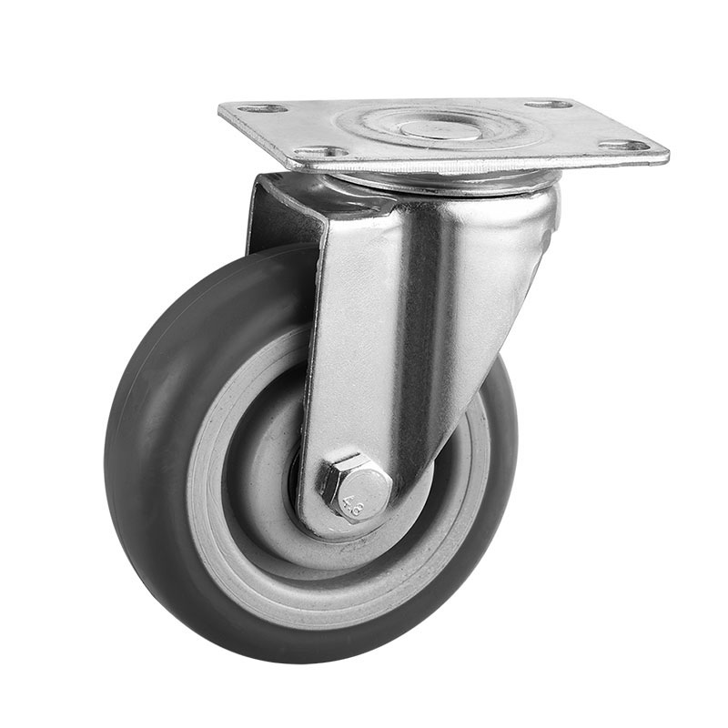 Medium Duty Casters TPR Round Tread