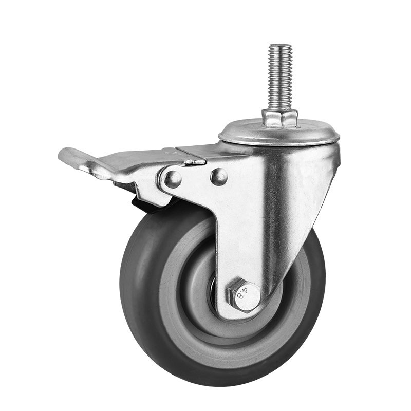 Medium Duty Casters TPR Round Tread