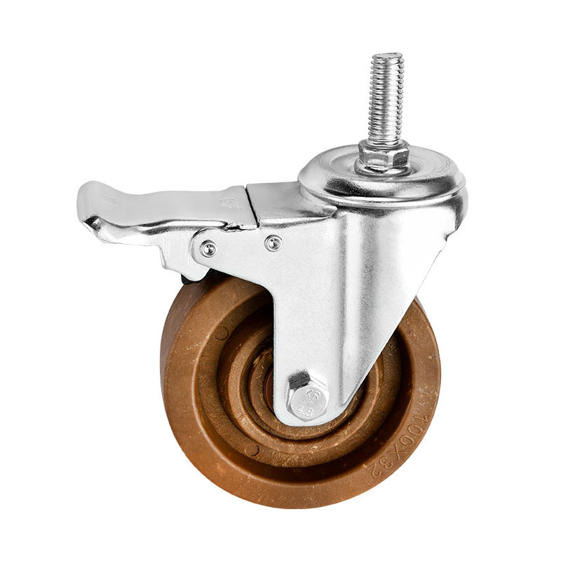 Medium Duty Casters High Temperature Brown